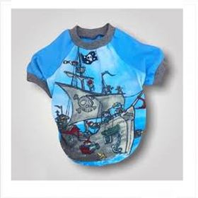 Kemique Pirate Blue Oval Yaka Tişört M Köpek Kıyafeti