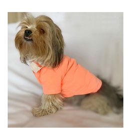 Kemique Salmon Flash Polo Yaka Tişört Köpek Elbisesi