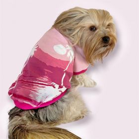 Kemique XXL Nature Pink Oval Yaka Tişört Köpek Kıyafeti