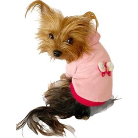 Kemique XXXL Pembe Kelebek Kapşonlu Sweat By Kemique Köpek Kazağı