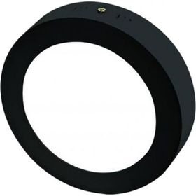 Kendal KDL422B Smd Led’li Yuvarlak 18W Siyah Kasa Sıva Üstü Beyaz Panel Armatür