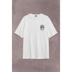 Kendim Seçtim 13. Cuma Onüçüncü Friday The 13TH 13 Sırt Ön Baskılı Oversize Erkek T-shirt