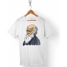 Kendim Seçtim Charles Darwin Evrim Türlerin Kökeni Evolution Beyaz Erkek Tişört