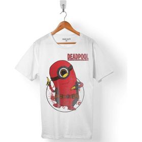 Kendim Seçtim Deadpool Minion Beyaz Erkek Tişört