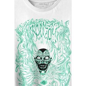 Kendim Seçtim Girl Skull Kız Kadın Yaratık Vampir Baskılı Siyah Erkek T-shirt
