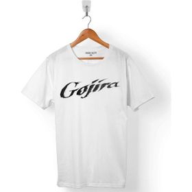 Kendim Seçtim Gojira Progresif Metal Logo Beyaz Erkek T-shirt