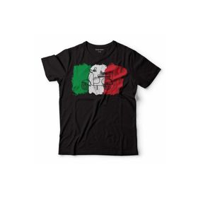 Kendim Seçtim Italian Flag Italya Bayrağı Vespa Scooter Beyaz Çocuk T-shirt