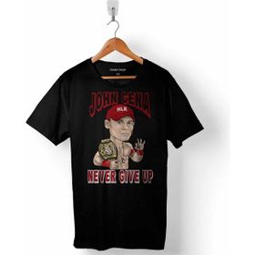Kendim Seçtim John Cena Never Give Up WWE Amerikan Güreşi Siyah Erkek Tişört