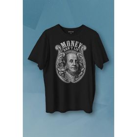 Kendim Seçtim Money Dont Lie Keep It 100 Dollars USD Money Baskılı Siyah Unisex T-Shirt