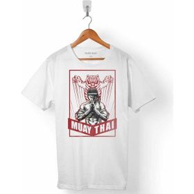 Kendim Seçtim Muay Thai Tiger Muaythai Kick Boks Boxing Uzak Doğu Beyaz Erkek Tişört