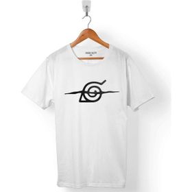Kendim Seçtim Naruto Itachi Anime Manga Logo Beyaz Erkek Tişört