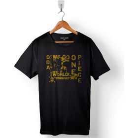 Kendim Seçtim One Piece Straw Hat New World Computer Baskılı Siyah Unisex T-Shirt