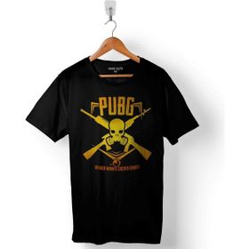 Kendim Seçtim Pubg Playerunknown's Winner Chicken Dinner Logo Baskılı Siyah Unisex T-Shirt