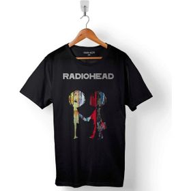 Kendim Seçtim Radiohead Logo Thom Yorke Baskılı Siyah Unisex T-Shirt