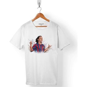 Kendim Seçtim Ronaldinho Gaucho 10 Beyaz Erkek Tişört