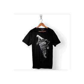 Kendim Seçtim Siyah Wizard Yüzüklerin Efendisi Lord Of The Rings Erkek T-Shirt