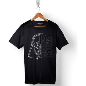 Kendim Seçtim Star Wars Dark Side Darth Vader Baskılı Siyah Unisex T-Shirt