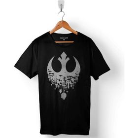 Kendim Seçtim Star Wars Yıldız Savaşları Vader Silüet Tasarım Baskılı Siyah Unisex T-Shirt