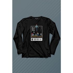 Kendim Seçtim Stranger Things Sezon 4 Baskılı Running Up That Hill Siyah Unisex T-Shirt