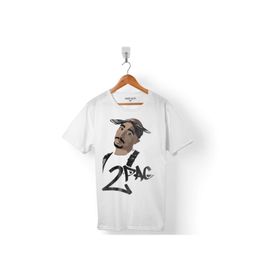 Kendim Seçtim T01B2029 2Pac Tupac Shakur Makaveli Cartoon Atwork Hip Hop Erkek T-shirt