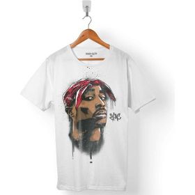 Kendim Seçtim T01B2029 2Pac Tupac Shakur Makaveli Cartoon Atwork Hip Hop Erkek T-shirt