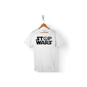 Kendim Seçtim T01B2723 Stop Wars Star Yıldız Savaşları Peace Barış Sembolü Erkek T-Shirt