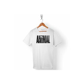 Kendim Seçtim T01B3156 Beyaz Animal Fitness Gym Tank Top Atlet Sporcu Atleti 2 Erkek T-shirt