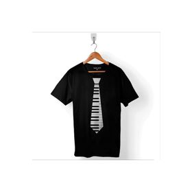 Kendim Seçtim T01S1794 Kravat Piyano Piano Tie Suit Up Erkek T-Shirt