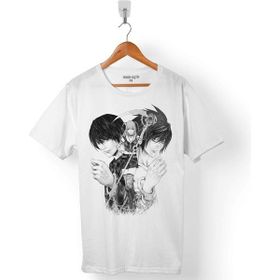 Kendim Seçtim T01S2107 Death Note Anime Light Yagami Apple Ryuk Erkek T-Shirt