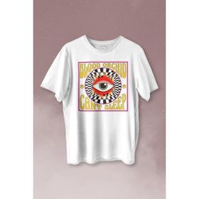 Kendim Seçtim T01S4005 Can't Sleep Urban Street Sokak Wear Baskılı Beyaz Unisex T-shirt