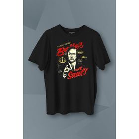 Kendim Seçtim T01S4103 Better Call Soul Breaking Bad Dizi Film Baskılı Siyah Unisex T-shirt