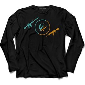 Kendim Seçtim T04B1856 Csgo Kanas Keleş Kalaşnikof Counter Strıke 3 Uzun Kollu Tişört