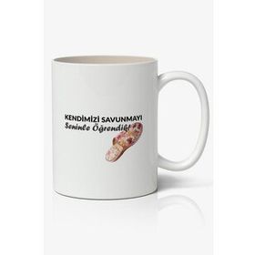 Kendimizi Savunmayı Seninle Öğrendik Yazılı Baskılı Kupa