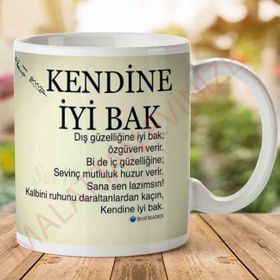 Kendine İyi Bak Baskılı Kupa