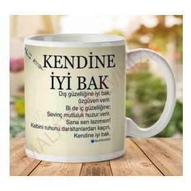 Kendine İyi Bak Baskılı Kupa