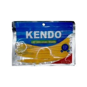 Kendo 10 cm LRF Silicones Worm Kokulu 10 Adet Orange Yem