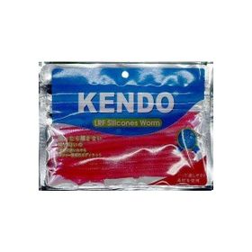 Kendo 10 cm LRF Silicones Worm Kokulu 10 Adet Red Yem