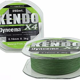 Kendo 120 mt Green 0,14 mm Dynema 4 Örgü