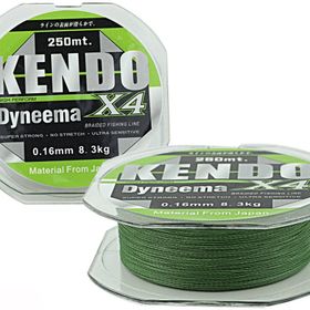 Kendo 120 mt Yeşil 0,10 mm Dynema 4 Örgü