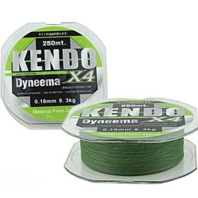 Kendo 250 m Green Dynema 4 Örgü Misina