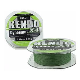 Kendo 250 mt Green 0,26 mm Dynema 4 Örgü