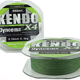 Kendo 250 mt Green 0,30 mm Dynema 4 Örgü