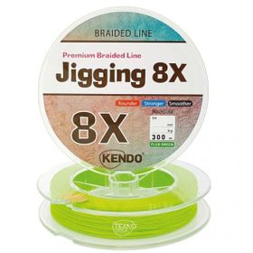 Kendo 300 mt Jigging 8x8 Kat Örgü Dynema Yeşil İp Misina