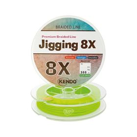 Kendo 300 mt Jigging 8x8 Kat Örgü Dynema Yeşil İp Misina