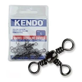Kendo Barrel Cross-Line Swivels 6'lı Fırdöndü