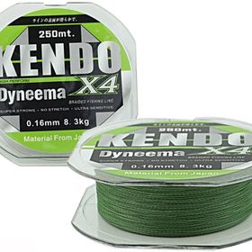 Kendo Dynema 4 Örgü 120 mt Yeşil İp Misina