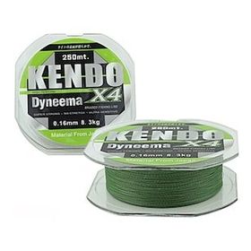 Kendo Dynema 4 Örgü 120 mt Yeşil İp Misina