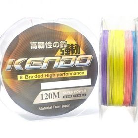 Kendo Dynema Multicolor 8 Örgü 120 mt Olta Misinası