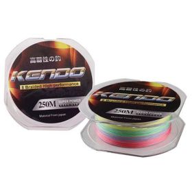 Kendo Dynema Multicolor 8 Örgü 250 mt Olta Misinası