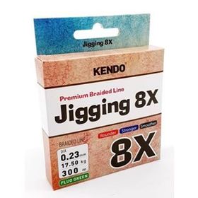 Kendo Fluo Green 0,36 mm Jigging 8x Flash 300 mt Örgü İp
